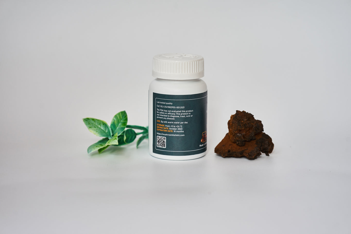 
                  
                    Chaga mushroom powder
                  
                